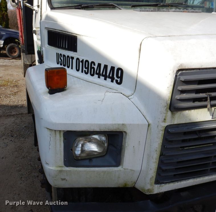 image for item JL9759 1997 Mack CS300P  dump flatbed truck