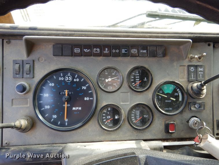 image for item JL9759 1997 Mack CS300P  dump flatbed truck