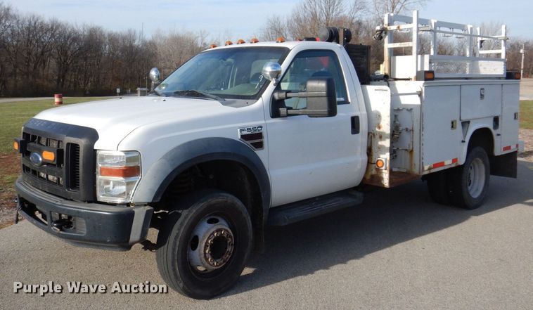 image for item JL9764 2008 Ford F550 Super Duty XL  utility / service truck