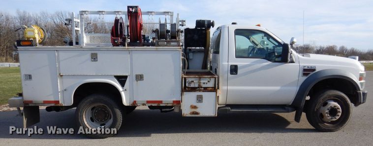 image for item JL9764 2008 Ford F550 Super Duty XL  utility / service truck