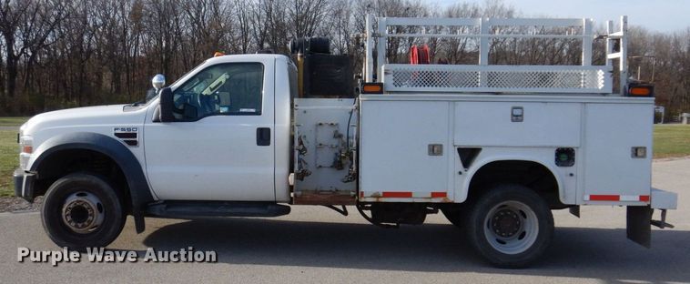 image for item JL9764 2008 Ford F550 Super Duty XL  utility / service truck