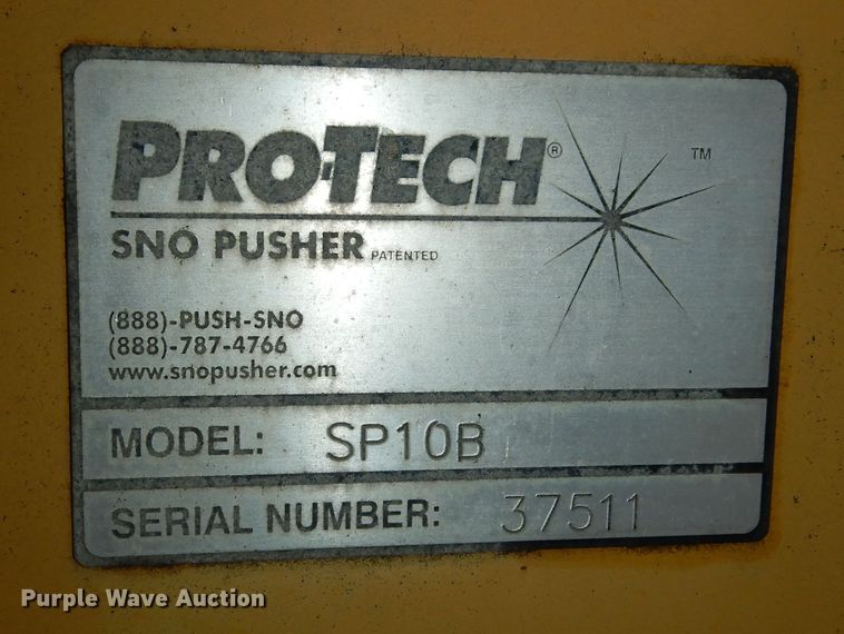 image for item JR9068 Pro-Tech SP10B  snow pusher