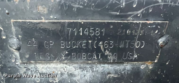 image for item JU9743 2021 Bobcat MT100  compact utility loader