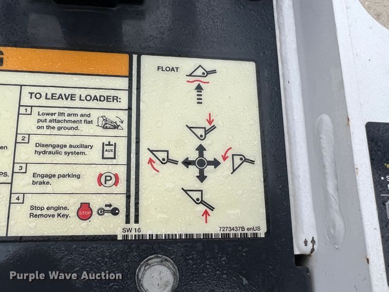 image for item JU9743 2021 Bobcat MT100  compact utility loader