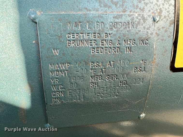 image for item JU9788 Curtis 8SN8E  air compressor