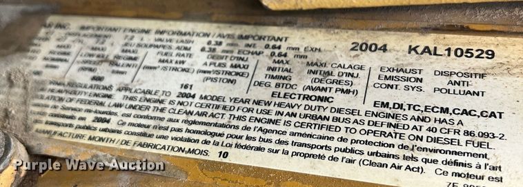 image for item JU9791 2004 Ford F650 Super Duty XL  dump truck