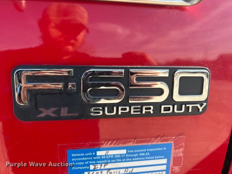 image for item JU9791 2004 Ford F650 Super Duty XL  dump truck