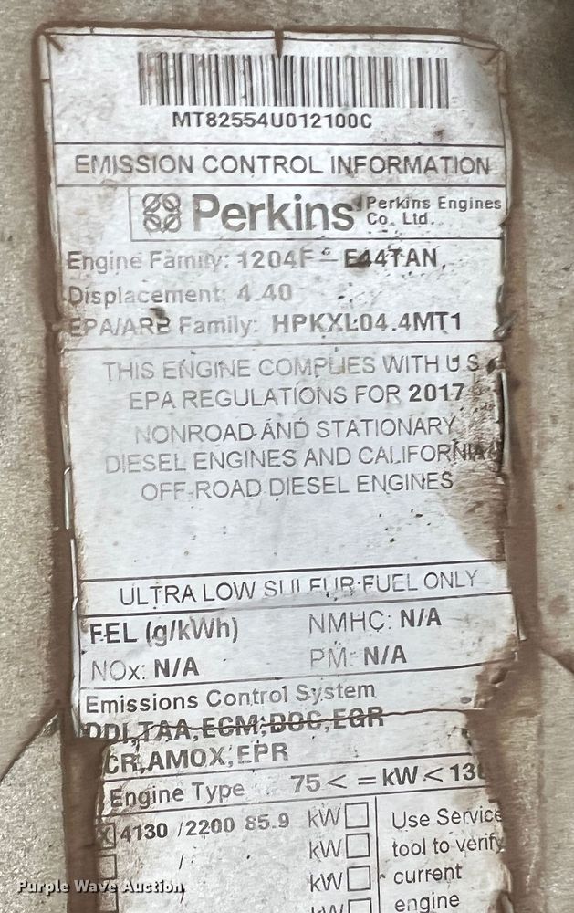 image for item JU9861 2017 Doosan DX140LCR-5  excavator