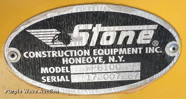 image for item JV9466 2007 Stone WP6100  double drum vibratory roller