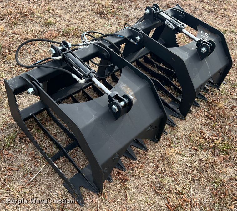 image for item JV9477 66"W skid steer grapple bucket