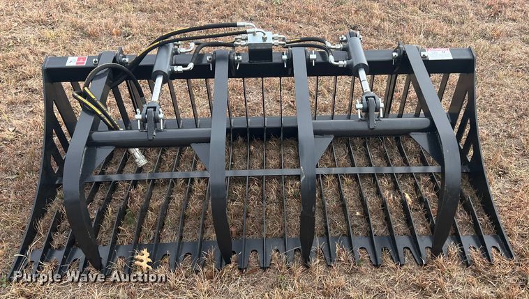 image for item JV9479 JCT  72"W skid steer grapple bucket