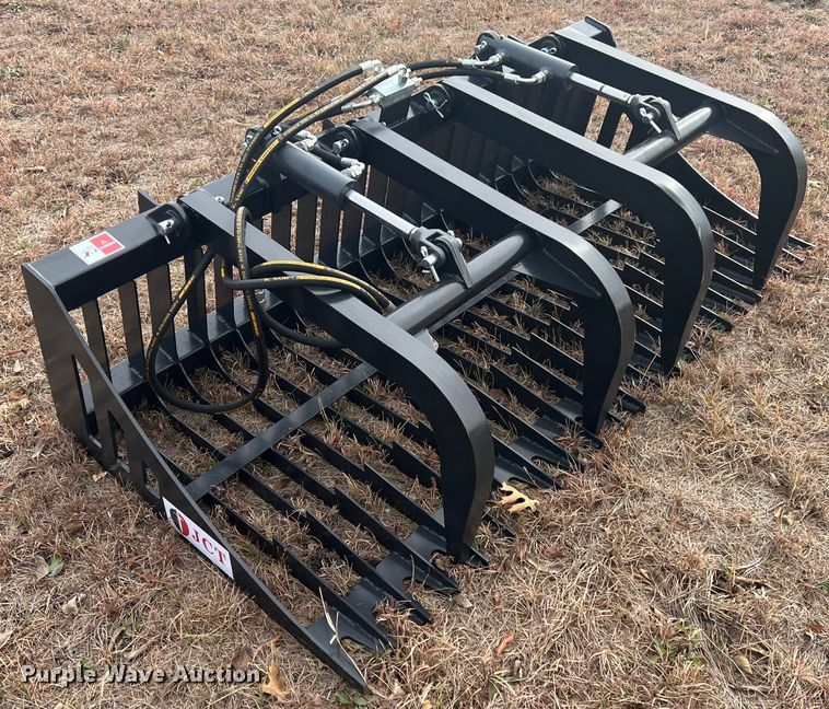 image for item JV9479 JCT  72"W skid steer grapple bucket