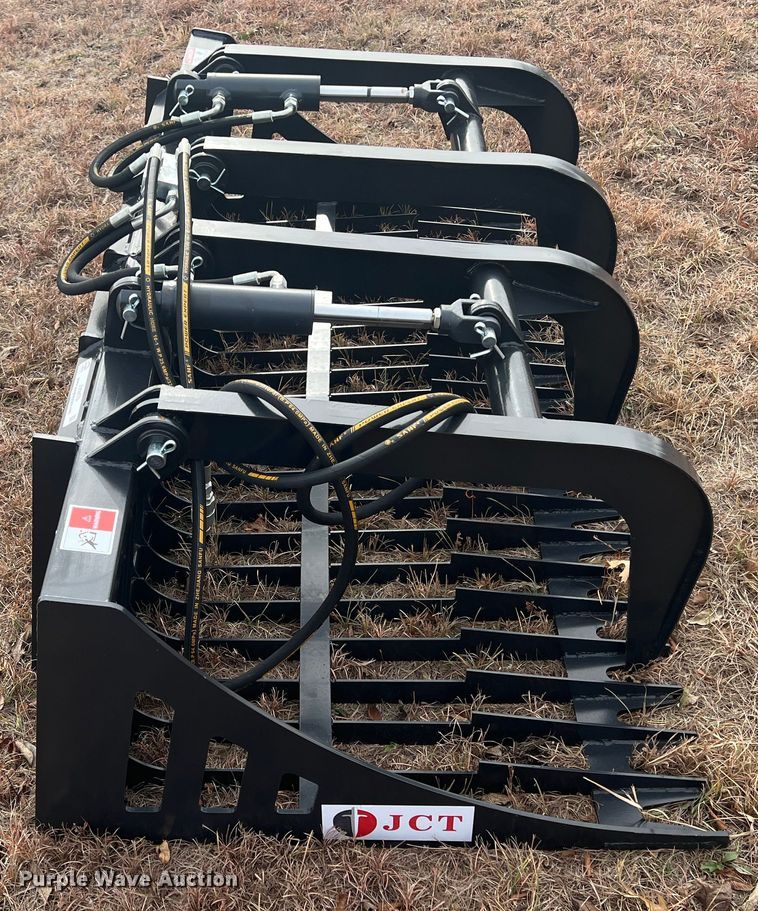 image for item JV9479 JCT  72"W skid steer grapple bucket