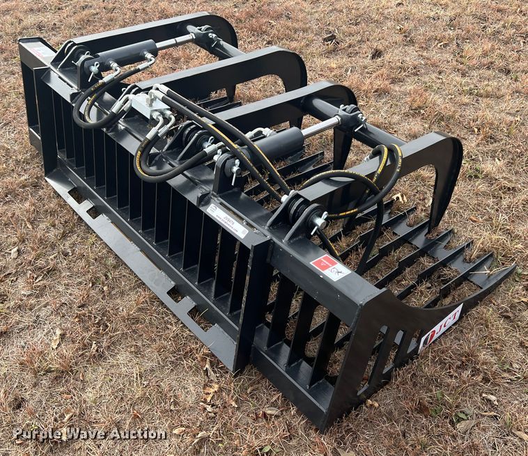 image for item JV9479 JCT  72"W skid steer grapple bucket
