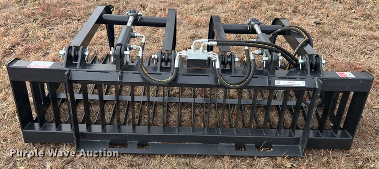 image for item JV9479 JCT  72"W skid steer grapple bucket