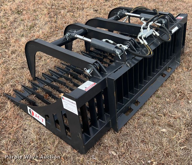 image for item JV9479 JCT  72"W skid steer grapple bucket