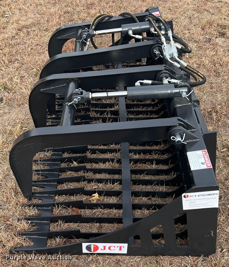 image for item JV9479 JCT  72"W skid steer grapple bucket