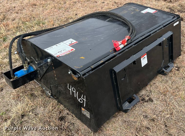 image for item JV9484 2022 Mower King SSBM72  skid steer sweeper