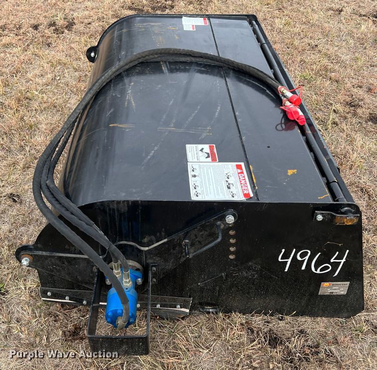 image for item JV9484 2022 Mower King SSBM72  skid steer sweeper