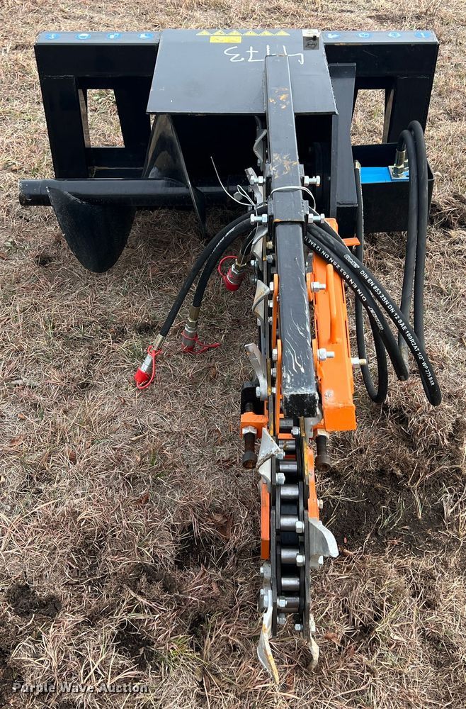 image for item JV9485 AGT  skid steer trencher