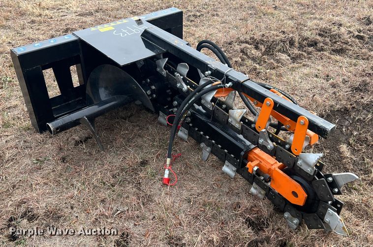 image for item JV9485 AGT  skid steer trencher