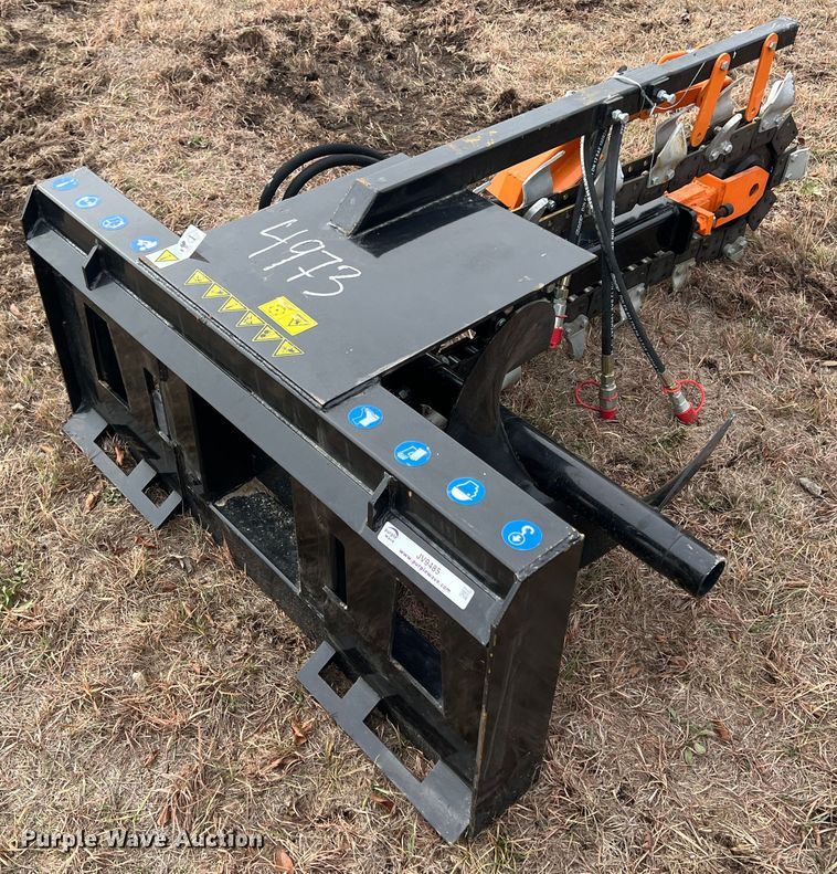 image for item JV9485 AGT  skid steer trencher