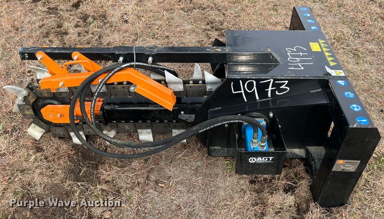 image for item JV9485 AGT  skid steer trencher
