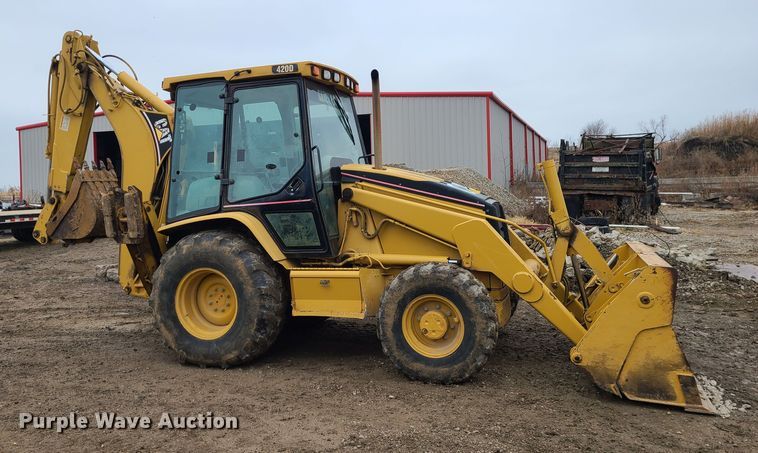 image for item JW9859 Caterpillar 420D  backhoe