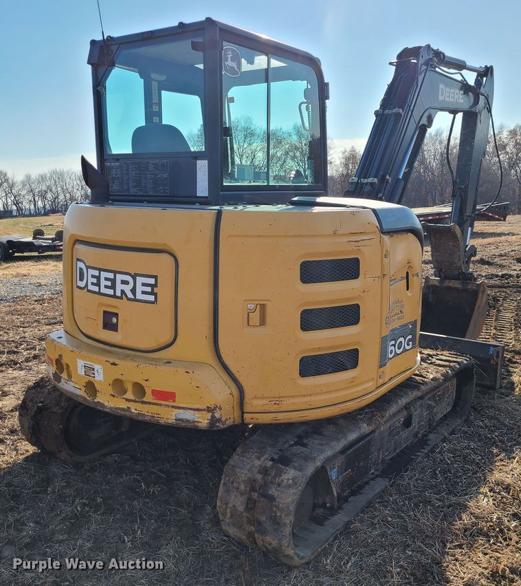 image for item JW9908 2013 John Deere 60G  mini excavator