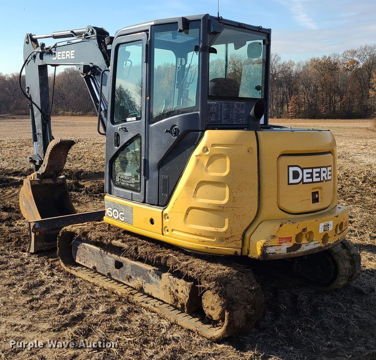 image for item JW9908 2013 John Deere 60G  mini excavator