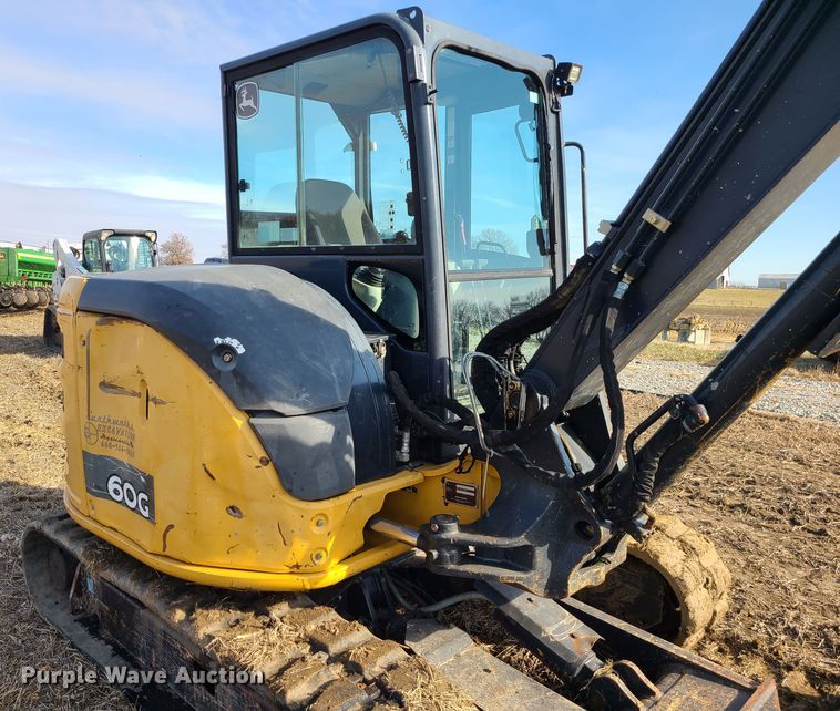 image for item JW9908 2013 John Deere 60G  mini excavator