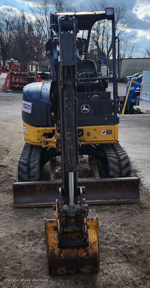 image for item JW9954 2013 John Deere 27D  mini excavator