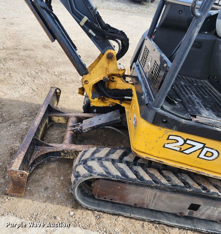 image for item JW9954 2013 John Deere 27D  mini excavator