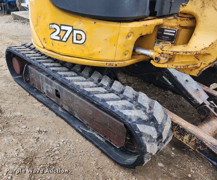 image for item JW9954 2013 John Deere 27D  mini excavator