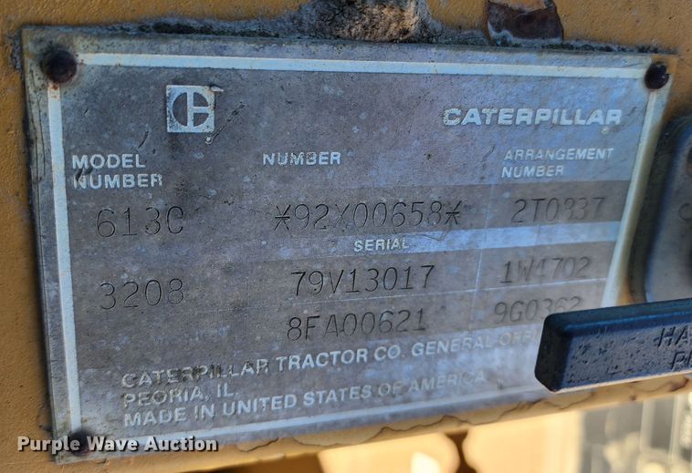 image for item KC9411 1985 Caterpillar 613C  elevating scraper