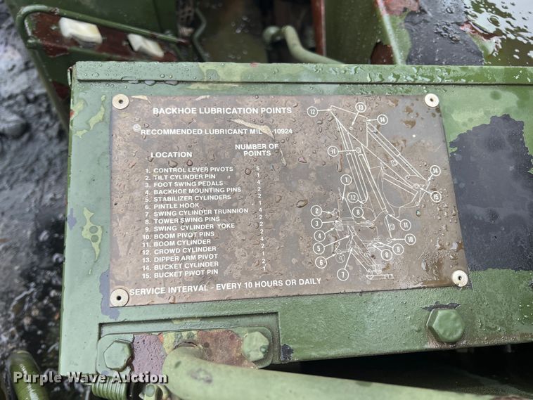 image for item KF9767 1990 Freightliner FLU419  emplacement excavator