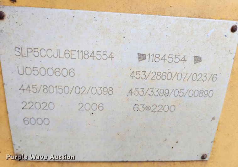 image for item KT9550 2006 JCB 506C HL  telehandler