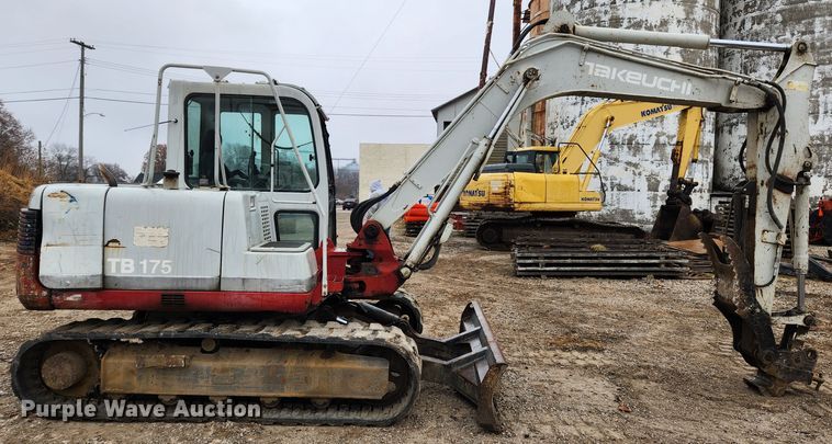 image for item KT9574 2005 Takeuchi TB175  mini excavator