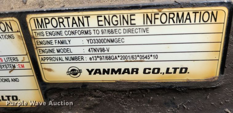 image for item KT9574 2005 Takeuchi TB175  mini excavator