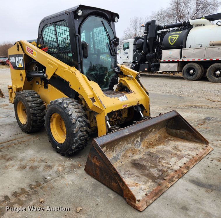 image for item KT9579 2014 Caterpillar 246D  skid steer loader