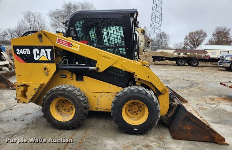 image for item KT9579 2014 Caterpillar 246D  skid steer loader