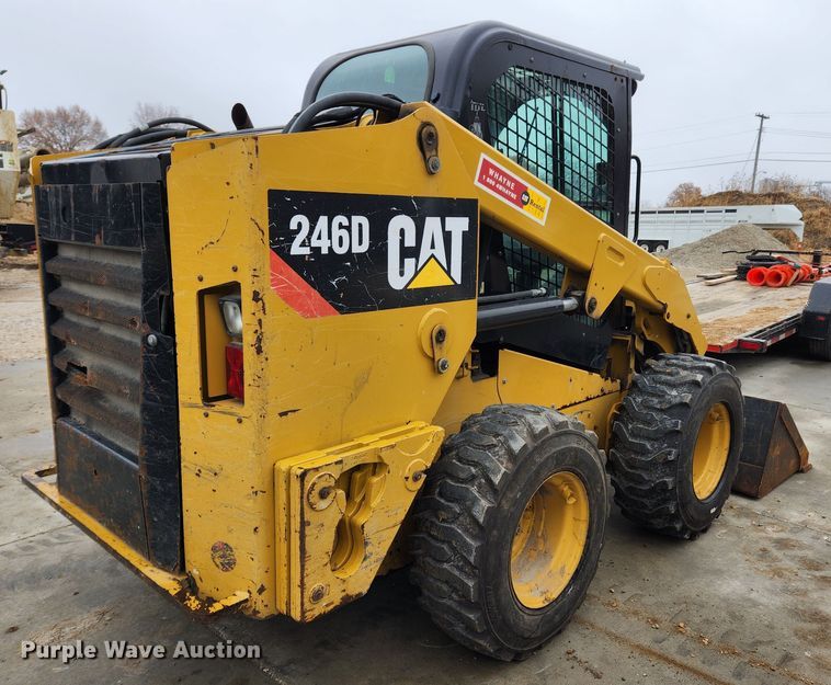 image for item KT9579 2014 Caterpillar 246D  skid steer loader