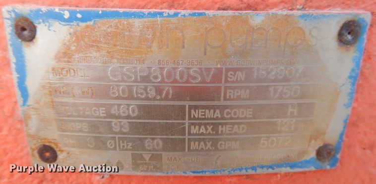 image for item KW9629 Godwin Sub-Prime GSP800SV  submersible trash pump