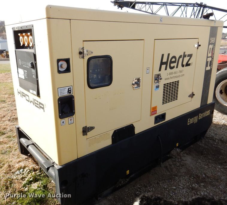 image for item KW9632 2013 Hipower 75  generator