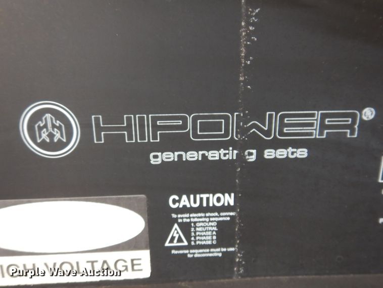 image for item KW9632 2013 Hipower 75  generator