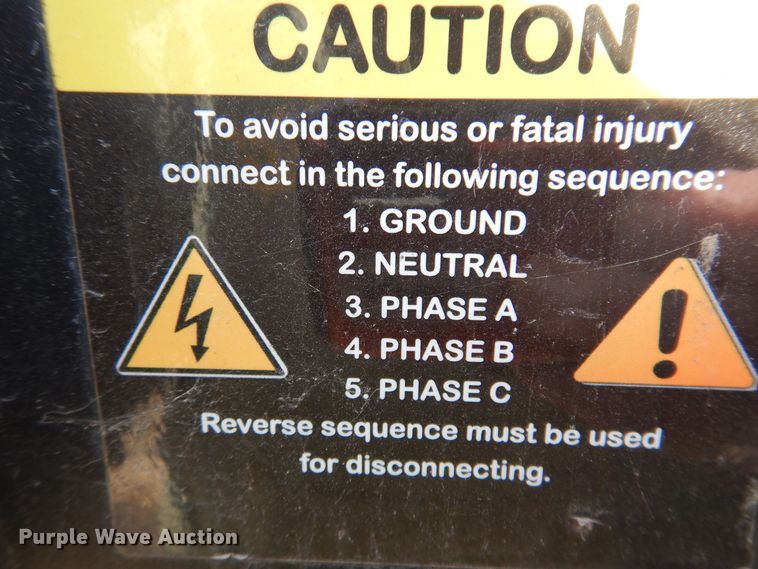 image for item KW9632 2013 Hipower 75  generator