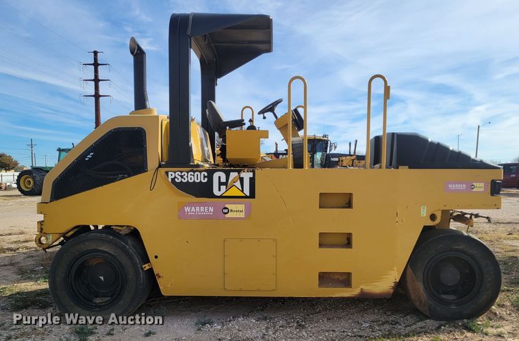 image for item LG9357 2011 Caterpillar PS360C  pneumatic roller