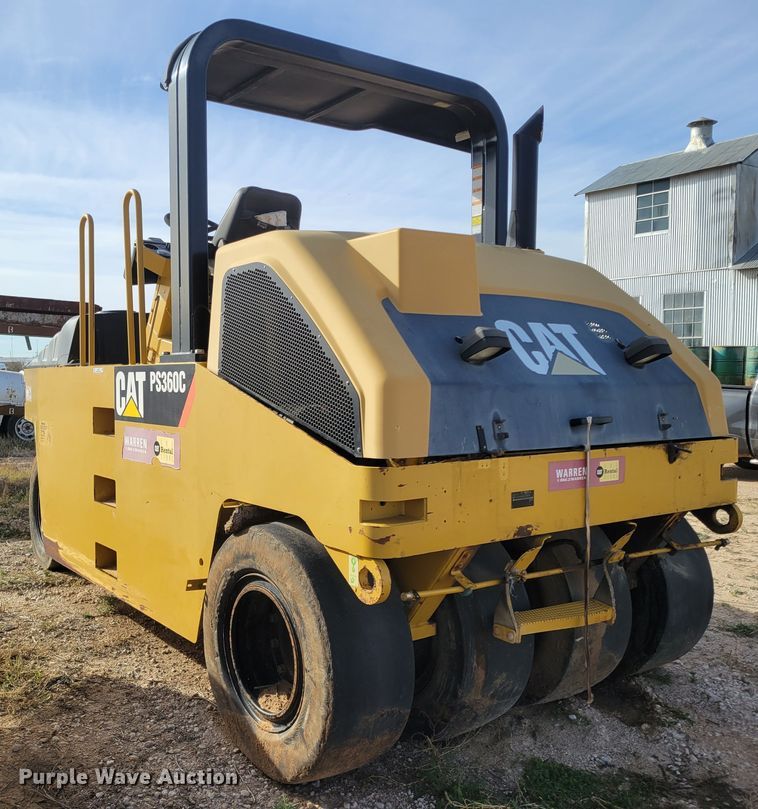 image for item LG9357 2011 Caterpillar PS360C  pneumatic roller