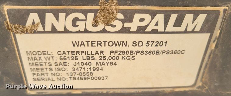 image for item LG9357 2011 Caterpillar PS360C  pneumatic roller