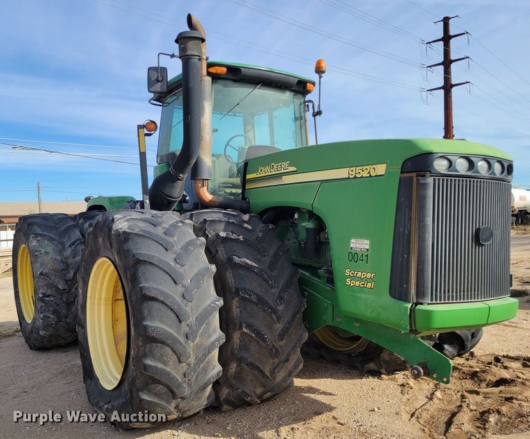 image for item LG9359 2007 John Deere 9520 Scraper Special  4WD tractor
